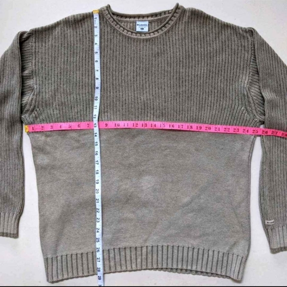 Vintage Columbia knit crewneck sweater, men's XL - Picture 6 of 6